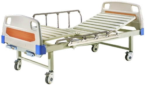 Кровать функциональная медицинская 4-х секционная с боковыми ограждениями и червячным приводом Оптима Б-16 